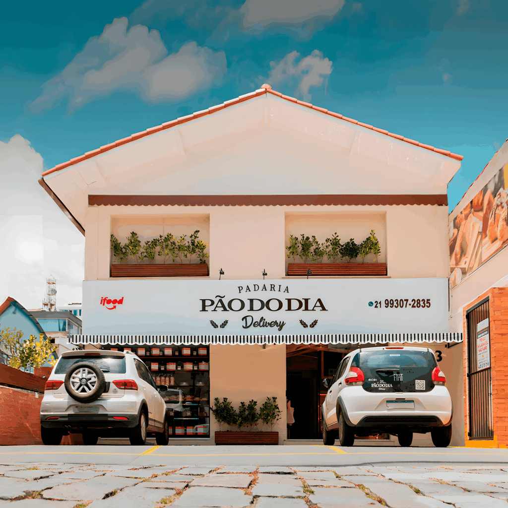 300mPadaria delivery com tudo que uma padaria tradicional tem: pães artesanais, doces, folhados, lanches e um ambiente acolhedor que é marca registrada da casa.